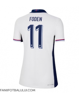 Anglia Phil Foden #11 Echipament de Fotbal Replică European 2024 Femei Acasa